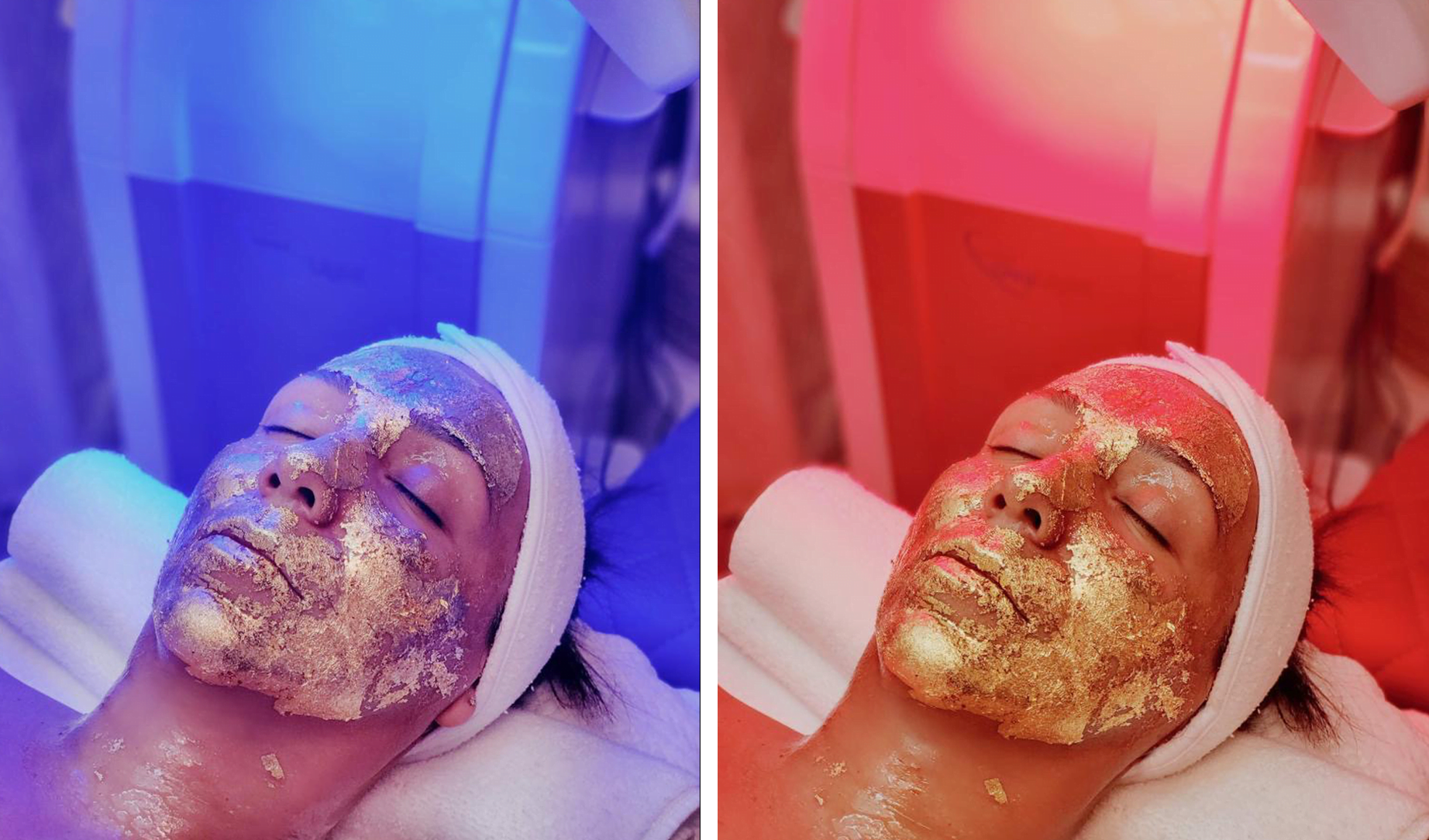 Holistic facial treatment at luxury Scottsdale spa featuring 24 karat gold, oxylight, lymphatic drainage, facial sculpting, and organic skincare by celebrity aesthetician Cecilia Berkley at The Cecilia Berkley Holistic Spa near Pinnacle Peak.